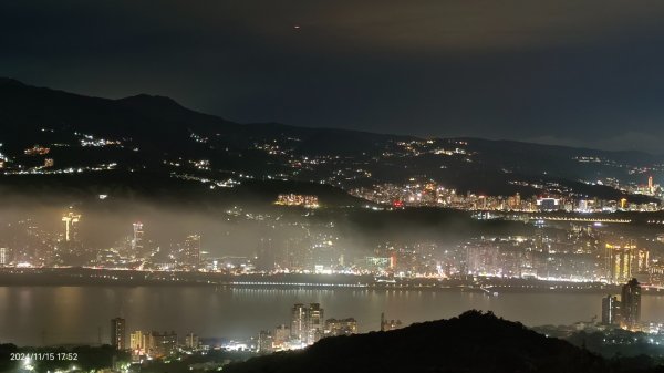 觀音山下雲霧飄渺&月圓百萬夜景11/152648742