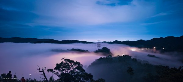 石碇趴趴走追雲趣 #石碇後山 #琉璃光 #月光雲海 #日出雲海 7/12&152834251