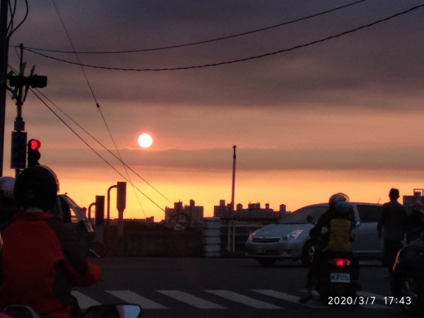 嘉義八掌溪落日餘暉870284