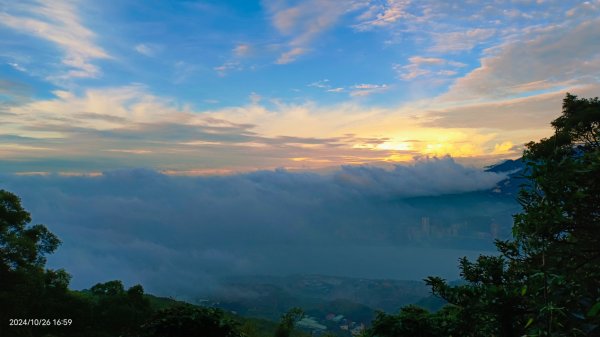 觀音山夕陽火燒雲雲海10/262636361