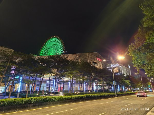 璀璨耀眼的夜景 - 大直美麗華、大稻埕、大港墘公園【臺北健走趣】【健走複利】2604595