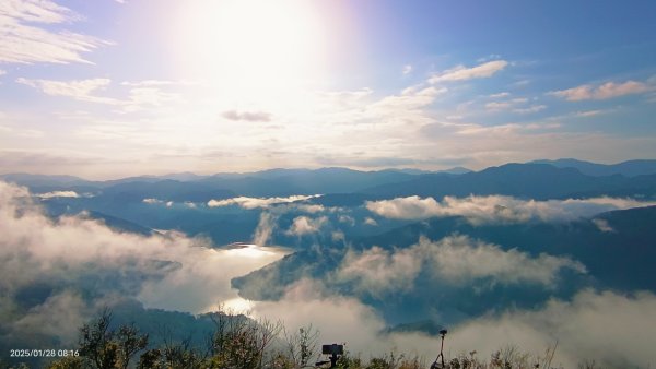 除夕寒流來襲的翡翠水庫雲海&天元宮寒櫻1/282700713