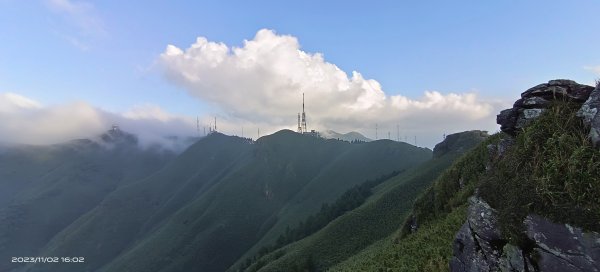 小觀音山西峰山嵐(雲海?)/觀音圈&夕陽/芒花&金剛(人猿)岩2334486