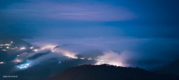 #二格山 #霧裡看花 #琉璃光 #曙光 #日出 #雲瀑 #雲海流瀑 10/142914022