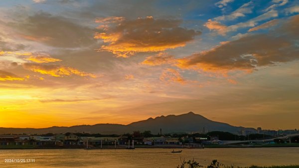 社子橋&觀音山夕陽火燒雲10/252635739