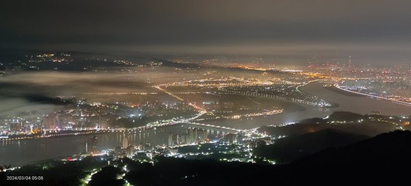 觀音山百萬夜景晨霧瀰漫&小觀音西峰3/42444957