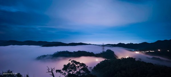 石碇趴趴走追雲趣 #石碇後山 #琉璃光 #月光雲海 #日出雲海 7/12&152834256