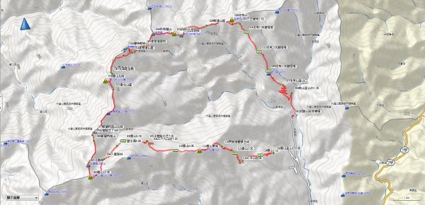 斷崖、香青、偉哉、圓夢之池有山雪山O聖