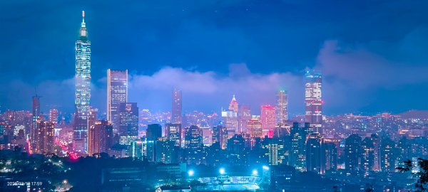 #天空之城 #穿雲箭 #虎山峰 #夕陽 #火燒雲 #夜景 #101大樓 12/182964803