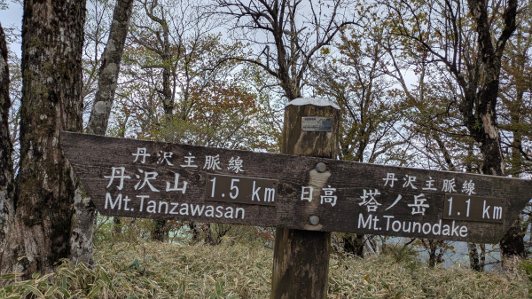 日本百名山之丹澤大山(丹沢山/塔ノ岳)