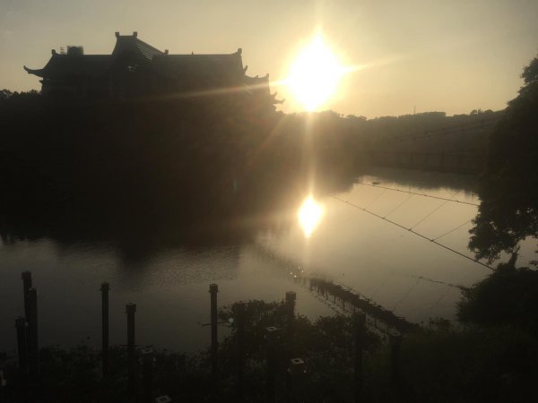 峨嵋環湖步道o走 峨嵋環湖步道、湖光山色、夕陽餘暉、吊橋遊艇、碼頭漁家1924404