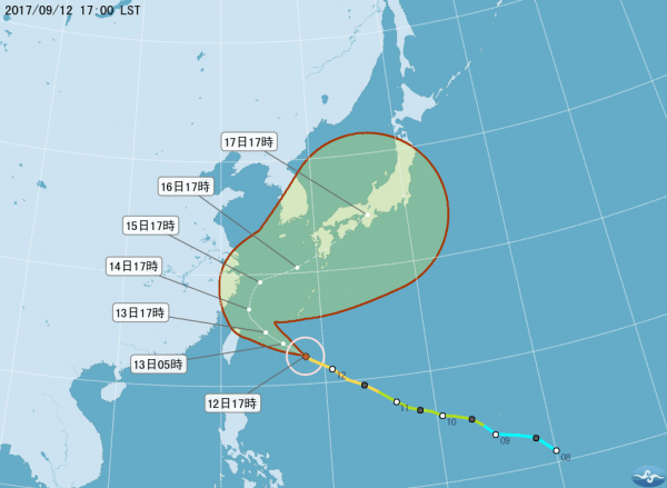 【新聞】泰利颱風侵台 能高越嶺西段12日起預警性封閉