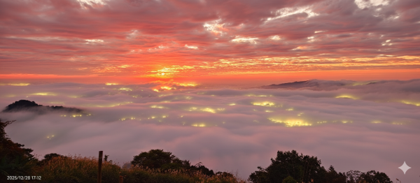 #馬那邦山 #夕陽 #雲海 #火燒雲 12/282974328