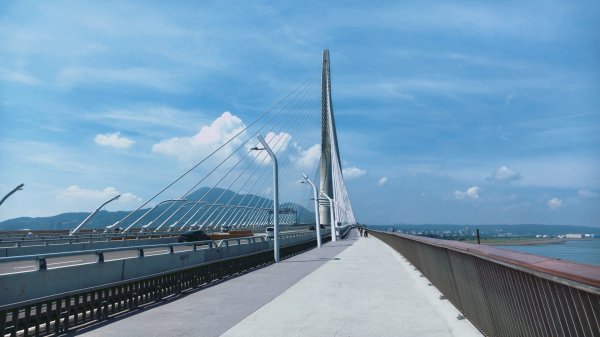 淡水最新景點一日遊｜觀海長堤自行車道＋淡江大橋＋八里沙雕展｜YouBike河岸路線