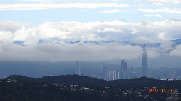 雲霧飄渺間的台北盆地&觀音山1926199