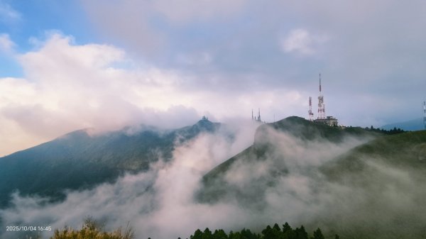 #小觀音山西峰 #雲海 #雲瀑 #觀音圈 #夕陽 #霞光 #月圓 10/5&6&42904199