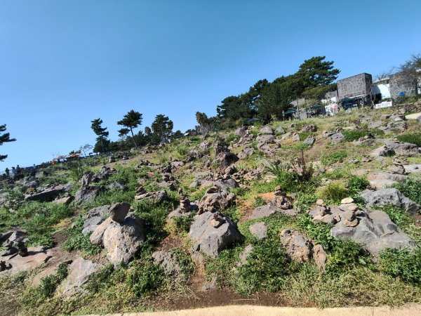 韓國濟州島：柱狀節理带2912134