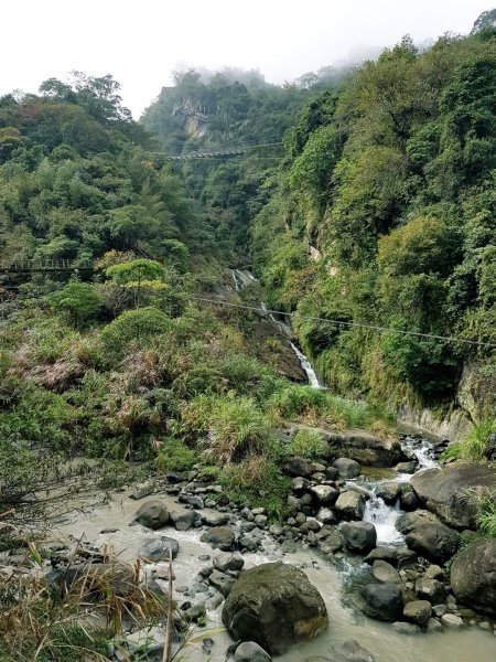 雙龍瀑布和很特別簍空的天時棧道802728