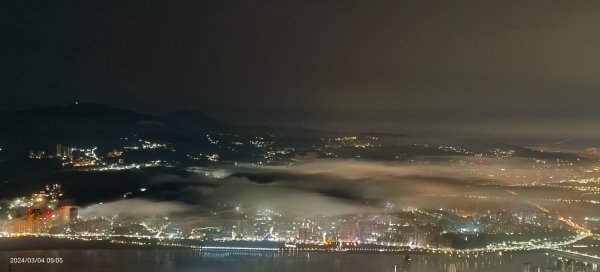 觀音山百萬夜景晨霧瀰漫&小觀音西峰3/42444953