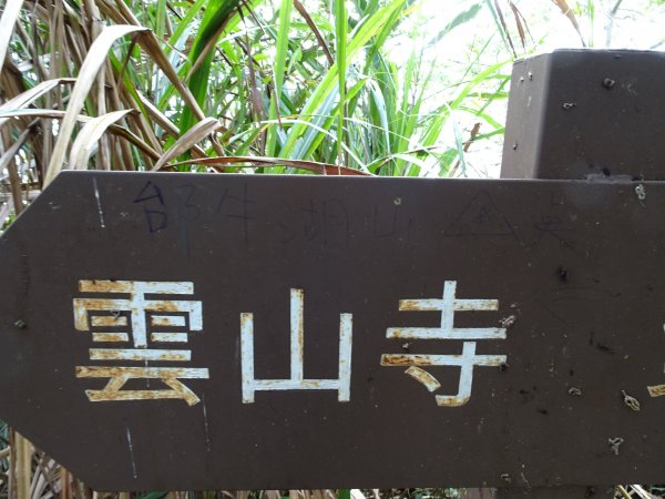 台南南化-刣牛湖山之三角點和厚德紫竹寺499353