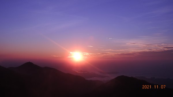陽明山再見雲瀑&觀音圈+夕陽晚霞&金星合月1507036