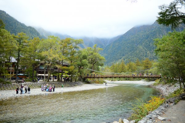 上高地河童橋735599