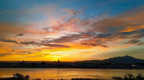 社子橋&觀音山夕陽火燒雲10/252635751