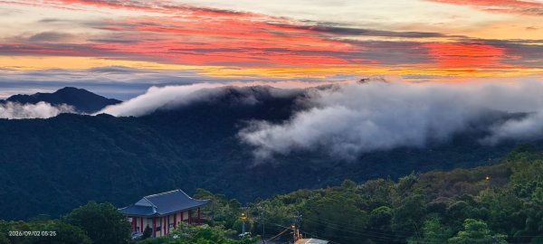 #新店四十份 #翡翠水庫 #日出 #雲瀑 #火燒雲 #雲海 9/23114396