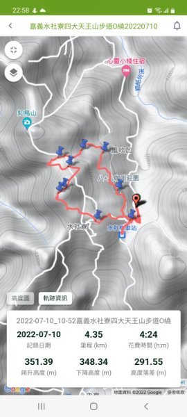 《嘉義》悠晃水社寮｜四大天王山步道O繞202207101759308