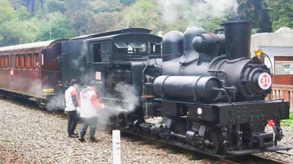 2021阿里山沼平車站SL31蒸氣火車911561