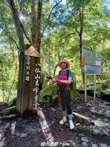 【台中和平】在虐腳的陡上中持續前進。 谷關七雄-八仙山主峰步道2367676