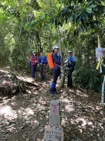 卓蘭鎮第一高峰大克山-白布帆登山口、B線進A線出1662755