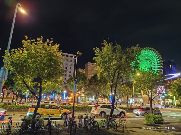 璀璨耀眼的夜景 - 大直美麗華、大稻埕、大港墘公園【臺北健走趣】【健走複利】2604598