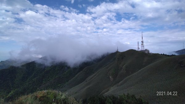 陽明山再見雲瀑觀音圈+月亮同框&夕陽4/22&241359279