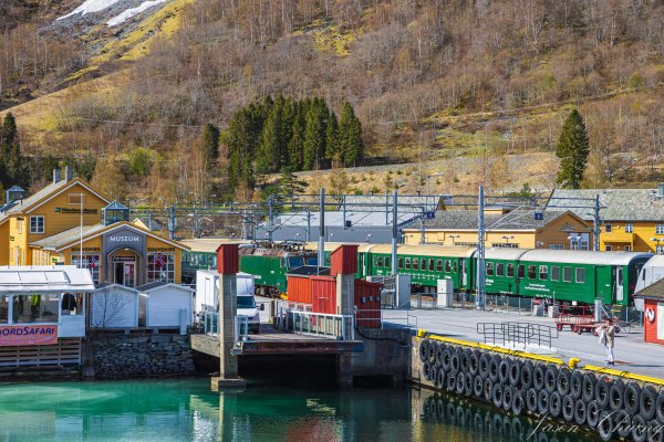[挪威弗洛姆Flåm]峽灣、瀑布步道、教堂2500187