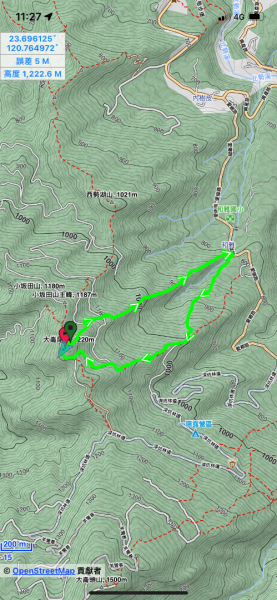 鹿谷大崙尾山、和雅挑竹古道7號、和雅挑竹古道6號O型走2425958