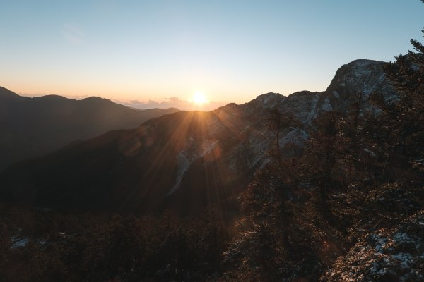 【玉山】主峰北峰二日，臺灣第一高峰雪季最美角度1881267