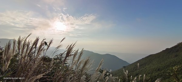 小觀音山西峰山嵐(雲海?)/觀音圈&夕陽/芒花&金剛(人猿)岩2334489