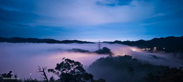 石碇趴趴走追雲趣 #石碇後山 #琉璃光 #月光雲海 #日出雲海 7/12&152834250
