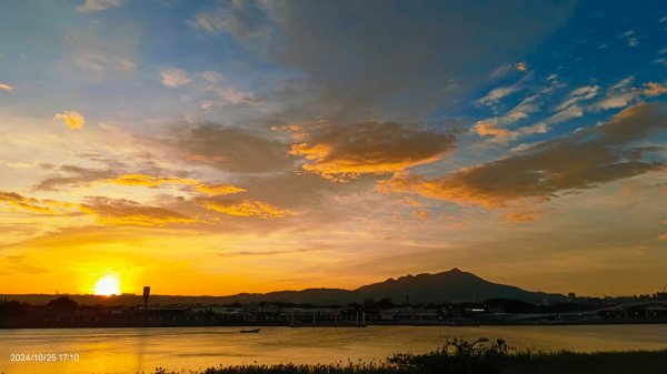 社子橋&觀音山夕陽火燒雲10/252635734