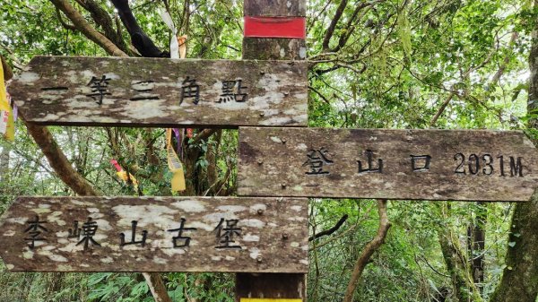 【中級山】隱藏在尖石的神秘古堡，昔日兵家必爭之地，新竹李棟山2744552