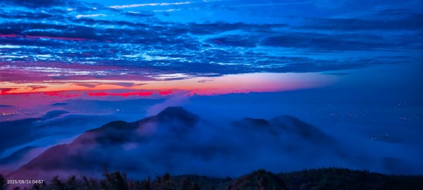 #七星山 #火燒雲 #雲瀑 #雲海 #日出 8/24 & #霧虹 #觀音圈 9/122868285