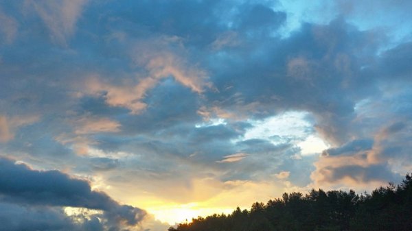 【阿里山私房景點】塔塔加夕陽下的彩霞691641