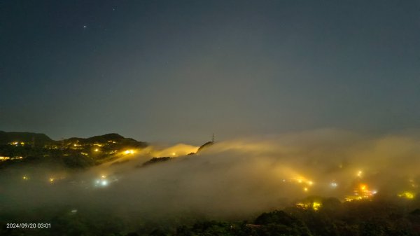 北宜郊山之濫觴 #琉璃光雲瀑 #琉璃光雲海 #雲海流瀑 #月落 #日出 #觀音圈2599222