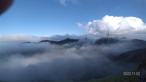 小觀音山西峰山嵐(雲海?)/觀音圈&夕陽/芒花&金剛(人猿)岩2334467