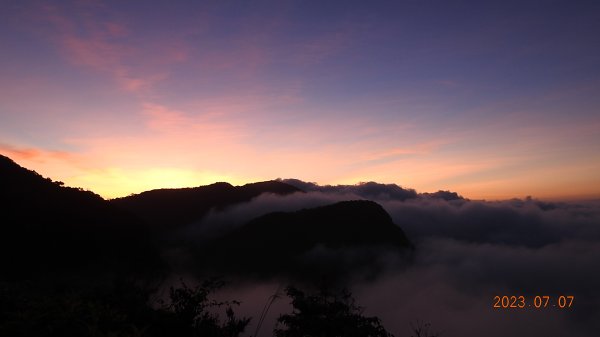 新店四十份/翡翠水庫壩頂月光/晨曦/日出雲海&石碇二格山雲海 7/7 & 13孓遺植物 #雙扇蕨2207734