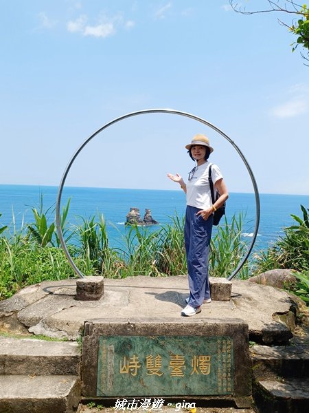 【新北金山】三面臨海視野佳。 獅頭山公園步道x神秘海灘x燭臺雙嶼2818754