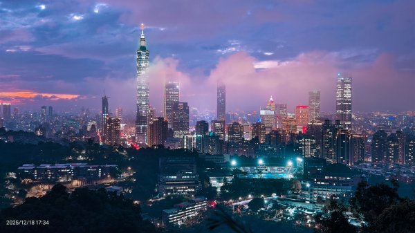 #天空之城 #穿雲箭 #虎山峰 #夕陽 #火燒雲 #夜景 #101大樓 12/182964769