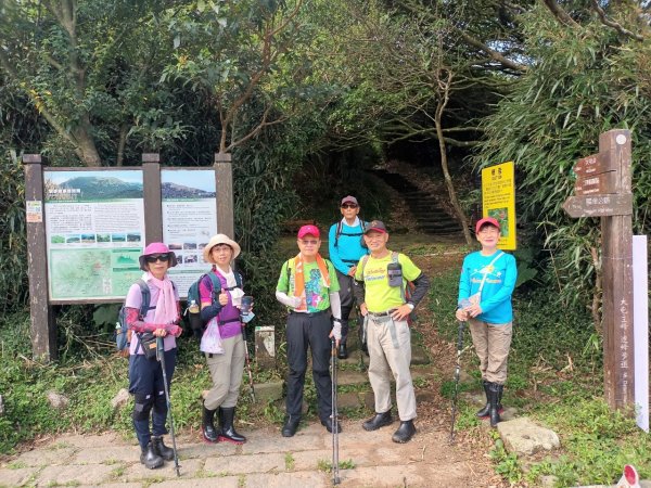 【臺北大縱走 2+1】鞍部→大屯山主、南、西峰連走→面天坪→清天宮2242902