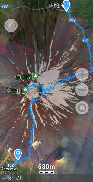 富士山登山，富士宮線上到吉田線下山2582702